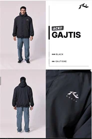 מעיל שחור 2 צדדים