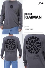 טי שירט ארוכה אפור