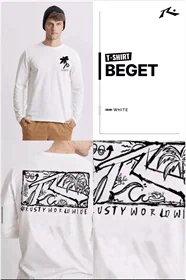 טי שירט ארוכה לבן