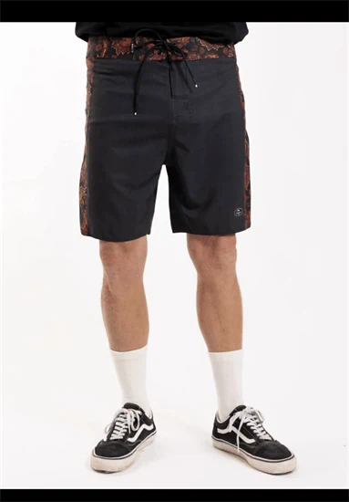 מכנס גלישה של ראסטי שחור כתום